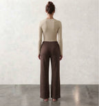 B/ Women’s set budy Liza / summer melton ( Beige/Brown)