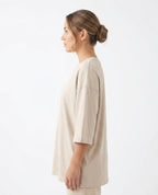 Oversized T-shirt 3/4 (Beige)