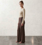 B/ Women’s set budy Liza / summer melton ( Beige/Brown)